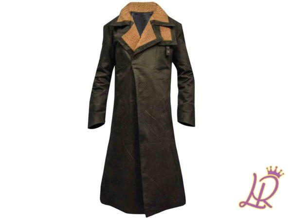 LR012-Blade-Runner-cotton-coat-black-and-green-Front